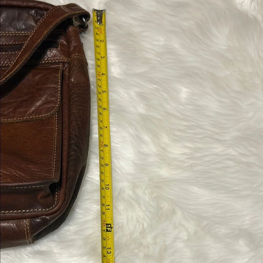 Jack George Voyager Brown Leather Men's Crossbody Bag